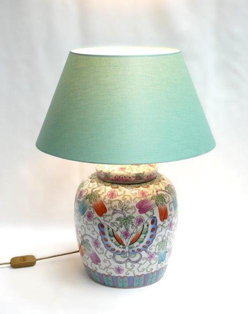 Lamp - Messing, Porselein, Antiek en Kunst, Kunst | Designobjecten