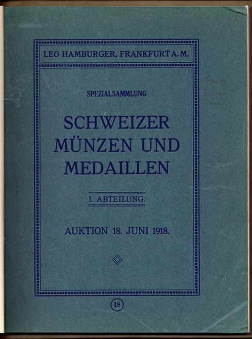 1918 Hamburger, Leo, Frankfurt a M, Boeken, Catalogussen en Folders, Nieuw, Verzenden