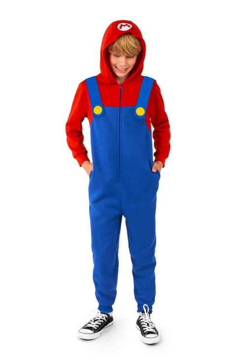 Mario Onesie Jongen OppoSuits, Kinderen en Baby's, Carnavalskleding en Verkleedspullen, Nieuw, Verzenden