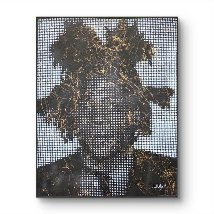 Wawapod (1991) - Basquiat Noir et Or, Antiek en Kunst, Kunst | Schilderijen | Modern