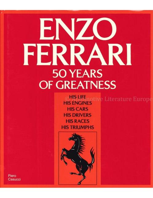 ENZO FERRARI, 50 YEARS OF GREATNESS, Livres, Autos | Livres