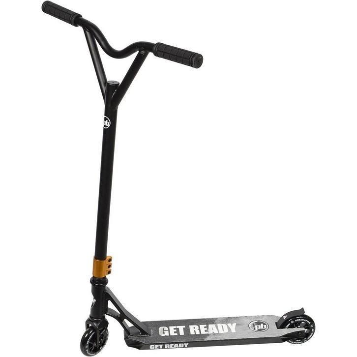 Stuntstep Get Ready Zwart | Retour Deal | 40% Korting!, Sport en Fitness, Skateboarden, Nieuw, Overige typen, Verzenden