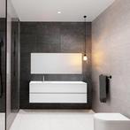 Badkamermeubel Solid Surface BWS Oslo 150x46 cm Dubbel Mat, Doe-het-zelf en Bouw, Sanitair, Ophalen of Verzenden, Nieuw, Bad