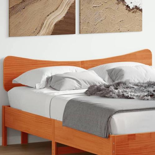 vidaXL Tête de lit cire marron 160 cm bois massif de pin, Maison & Meubles, Chambre à coucher | Lits, Neuf, Envoi