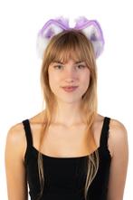 Haarband Furry Oortjes Paars Wit Kat Poes Vos Diadeem Dons D, Kleding | Dames, Ophalen of Verzenden, Nieuw