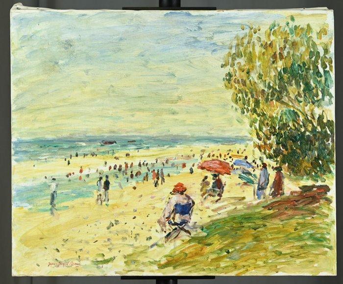 Jean-Jacques Rene (1943) - Lété à Honfleur, Antiek en Kunst, Kunst | Schilderijen | Klassiek