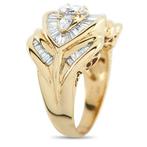 Ring - 18 karaat 18K geelgoud 2,19 ct diamanten ring, Geel