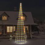 vidaXL Vlaggenmast kerstboom 1134 LEDs meerkleurig 800 cm, Diversen, Verzenden, Nieuw