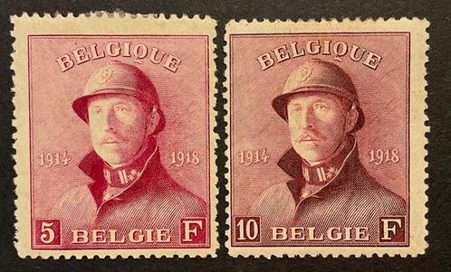 België 1919/1919 - Albert I Helm - Volledige Reeks - betere, Postzegels en Munten, Postzegels | Europa | België