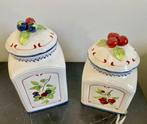 Villeroy & Boch - Pot (2) - Keramiek - Twee Voorraadpot, Antiek en Kunst