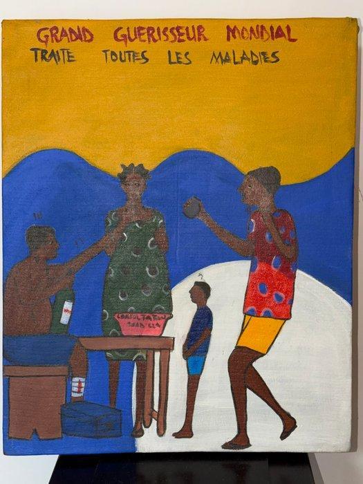 Verf - Wereldwijde grote genezer - behandelt alle ziekten. -, Antiek en Kunst, Kunst | Niet-Westerse kunst