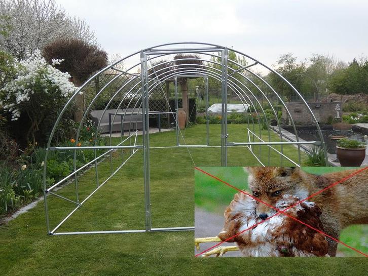 Kaders bouw voliere kippenren  bescherming tegen de vossen !, Animaux & Accessoires, Oiseaux | Accessoires