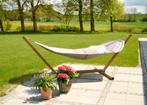 Hangmat grijs | met standaard | 2 persoons, Jardin & Terrasse, Jardin & Terrasse Autre, Verzenden