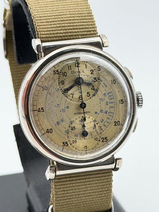 Doxa - regulateur flexible lugs chronograph vintage venus, Handtassen en Accessoires, Horloges | Heren
