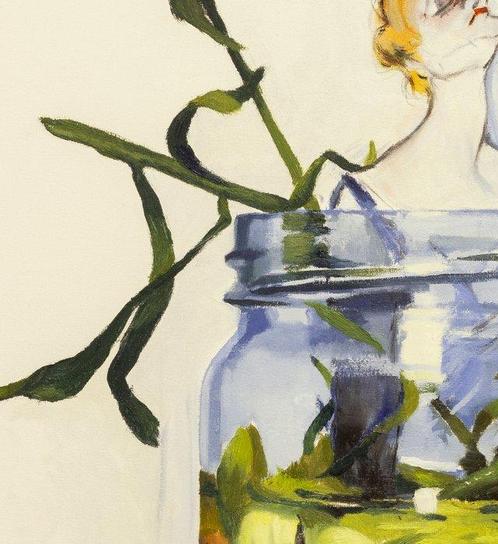 Samuel M Saucedo - Con el agua al cuello, Antiek en Kunst, Kunst | Schilderijen | Modern
