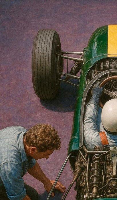 Alberto Ricardo (XXI) - Auto de carrera. Lotus 25, Alma de, Verzamelen, Automerken, Motoren en Formule 1