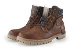 Mustang Veterboots in maat 45 Cognac | 5% extra korting, Overige kleuren, Verzenden, Boots, Mustang