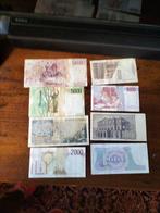 Italië. 8 Lire - anni vari - - 8 banconote (Zonder