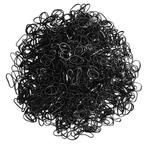 Fako Fashion - 1000x Zwarte Mini Elastiekjes - Meisjes -, Verzenden