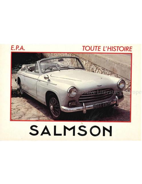 TOUTE LHISTOIRE: SALMSON, Livres, Autos | Livres