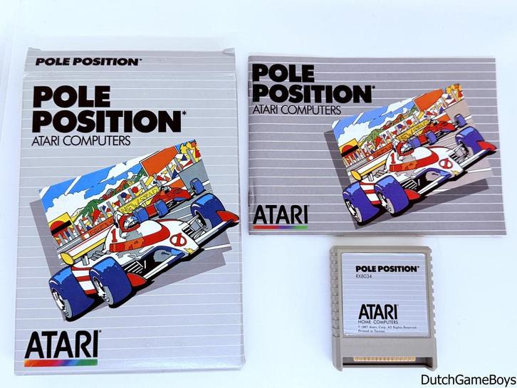 Atari 400/800/XE/XL  - Pole Position, Games en Spelcomputers, Spelcomputers | Atari, Gebruikt, Verzenden