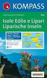 Kompass Karten, Isole Eolie o Lipari: Carta escursi...  Book, Livres, Livres Autre, Envoi