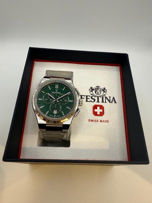Festina - Chronograph - Sans Prix de Réserve - F20059/3 -, Handtassen en Accessoires, Horloges | Heren