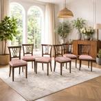 Manifattura Italiana - Stoel (6) - lira - Walnoot -