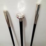 Wandelstok (3) - Ebbenhout, Antiek en Kunst