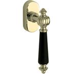 Draaikiepgarnituur Nouveau/Elegant messing gelakt, Nieuw, Overige materialen, Klink of Kruk