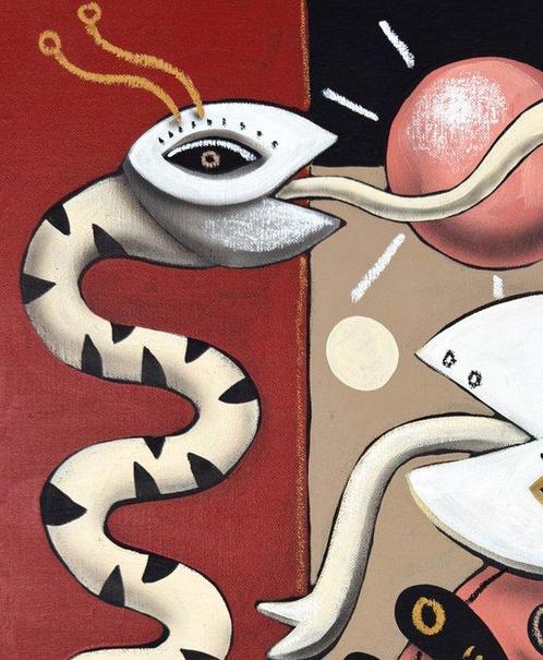 SKEPA - Langues de vipères, Antiek en Kunst, Kunst | Schilderijen | Modern