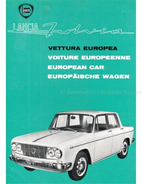 1963 LANCIA FULVIA BROCHURE, Livres, Autos | Brochures & Magazines