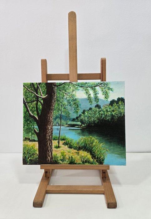 Lluís Solé (1935) - NO RESERVE - Serena ribera, Antiek en Kunst, Kunst | Schilderijen | Klassiek