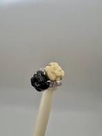 Chanel - Bague - Camélia - 18 carats Or blanc Onyx - Diamant, Nieuw