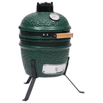 vidaXL Kamado barbecue 56 cm keramiek groen, Verzenden