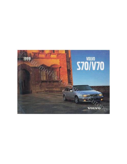 1999 VOLVO V70/S70 INSTRUCTIEBOEKJE ZWEEDS, Autos : Divers, Modes d'emploi & Notices d'utilisation