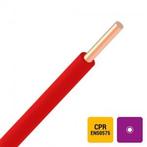 Vob 2,5 rouge 100m cable dinstallation - h07v-u fil pvc, Bricolage & Construction