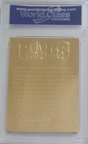 Elvis Presley - Merrick Mint - 1 Geprezen kaart - Elvis de beschikbaar voor biedingen