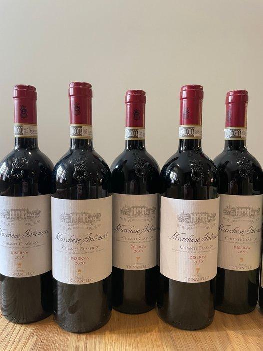 2019 Castello di Monsanto & 2020 Marchesi Antinori x5 -, Verzamelen, Wijnen