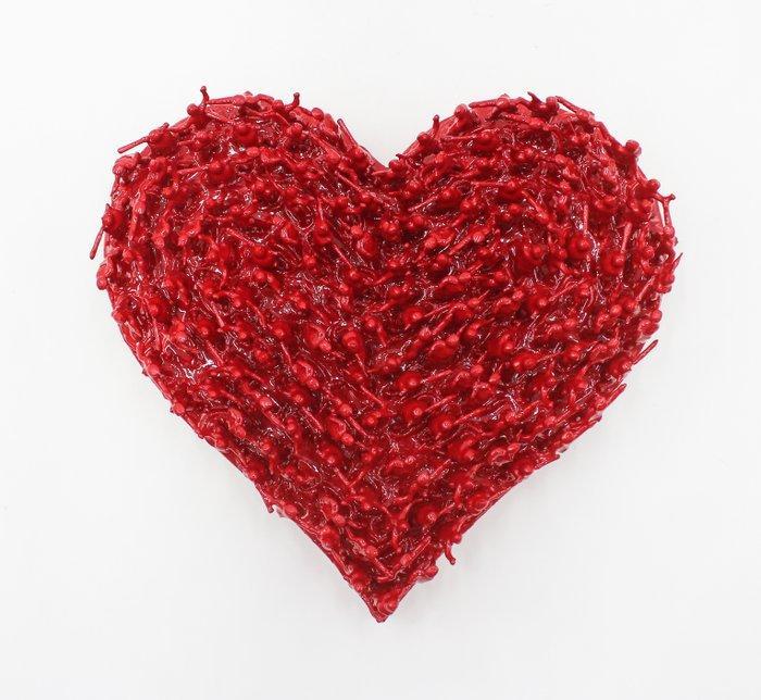Alessandro Padovan (1983) - HEART (RED), Antiek en Kunst, Kunst | Schilderijen | Modern