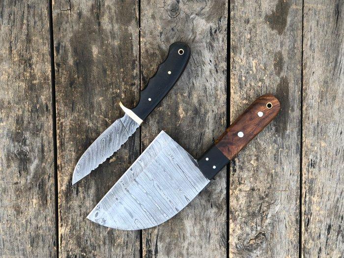 Keukenmes - Prestigieuze met de hand gemaakte Servische, Antiek en Kunst, Antiek | Keukengerei