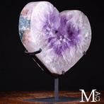 Prachtig amethist hart - natuurlijke diepe paarse kleur -, Verzamelen, Mineralen en Fossielen