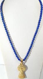 Natuurlijke Lapis Lazuli AAAA+ en VIRGEN MARIA - Sluiting, Antiek en Kunst