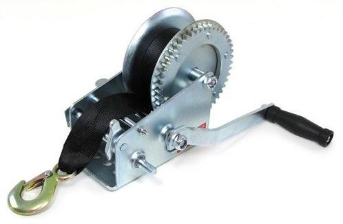 Professionele handlier zilver met singelband 1360 kg 8 meter, Doe-het-zelf en Bouw, Lieren en Takels, Nieuw, Ophalen of Verzenden