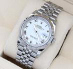 Rolex - Datejust - White Roman Dial - 126234 - Unisex -, Handtassen en Accessoires, Horloges | Heren, Nieuw