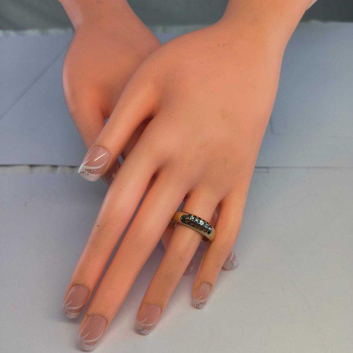 Bague déternité - 14 carats Or blanc, Or rose - 0.29ct. tw., Handtassen en Accessoires, Antieke sieraden