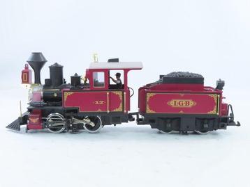 LGB G - 2217D - Locomotive à vapeur avec tender (1) - 0-4-0