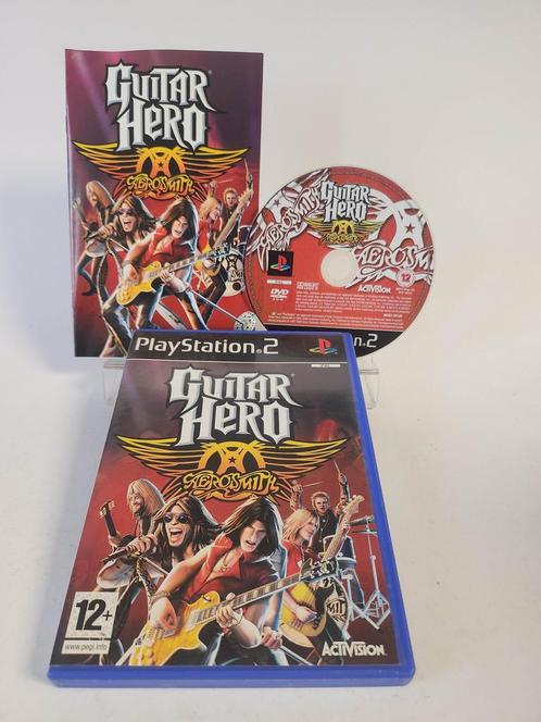 Guitar Hero Aerosmith Playstation 2, Games en Spelcomputers, Games | Sony PlayStation 2, Zo goed als nieuw, Ophalen of Verzenden