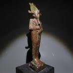 Oud-Egyptisch Brons Osiris God. Late Periode, 664 - 332, Verzamelen