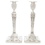 Barker Ellis Silver Co, Birmingham - Kandelaar (2) - .925, Antiek en Kunst